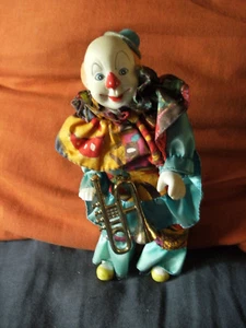 clown musicien - 22 cm hauteur - Imagen 1 de 3