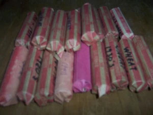 ? Unknown ROLL OF 50 WHEAT CENTS - UNSEARCHED - Picture 1 of 1