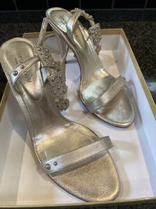 sergio rossi 40 Heels Gold - Picture 1 of 8