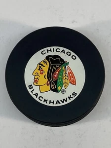 Chicago Blackhawks Ziegler Game Puck Trench General Tire NHL Hockey CLEAN - Picture 1 of 6