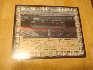 Prince George Stadium NLB Living Legends Autographed Sheet James (Jim) Robinson - Picture 1 of 2