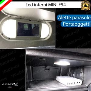 KIT LED INTERNI MINI COOPER ONE S CLUBMAN F54 CANBUS 6000K BIANCO GHIACCIO - Foto 1 di 3