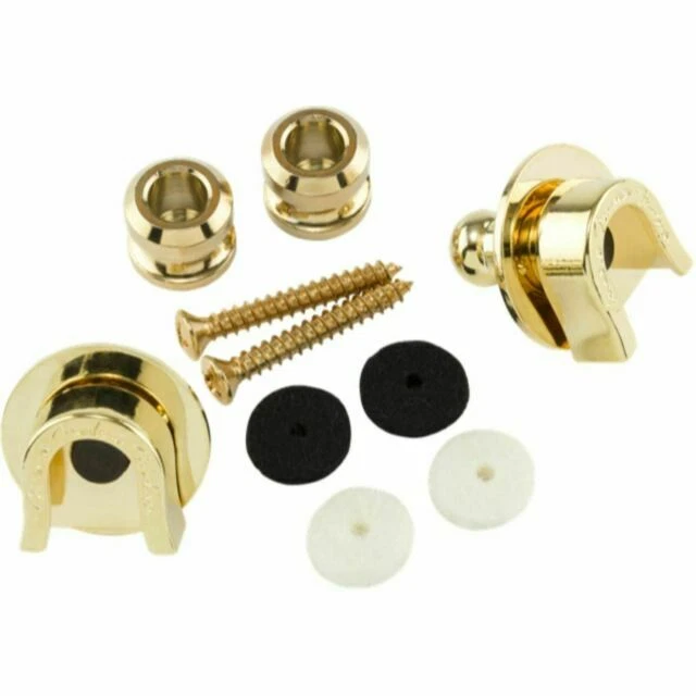 Fender Strap Locks for Electric Guitar - Gold (0022043049)