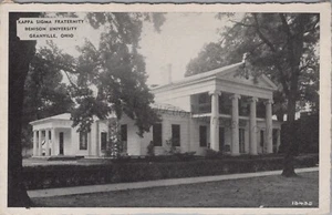 Granville, Ohio: Denison University Kappa Sigma Bruderschaft lecken, Ohio Postkarte - Bild 1 von 2