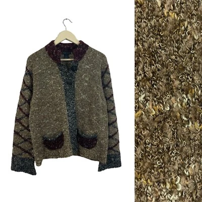 Cárdigan suéter grande con botones Nomadic Traders mezcla acrílica para mujer Foto 1 de 4