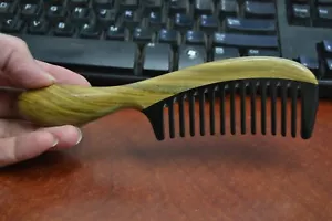 HANDMADE WOOD ANTI STATIC HAIR SANDALWOOD COMB WOMEN #T-2792 - Picture 1 of 1