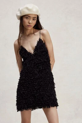 For Love & Lemons x Free People Kamara Mini Dress, Black, Medium, RRP $228 - Image 1 of 4
