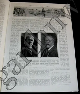 HENRY JAMES DEATH 1916 PHOTO FEATURE + WORLD WAR I CRASHED ZEPPELIN PICTORIAL - Picture 1 of 3