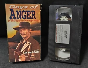 🎄DAYS OF ANGER VHS VAN CLEEF RARE Free Ship - Picture 1 of 4