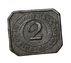 Scotland Fife Markinch Church Communion Token Burzinski-4630 - Picture 1 of 2