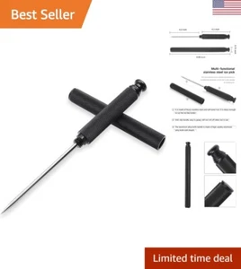 Stainless Steel Ice Pick with Aluminium Alloy Handle - Non-Slip, Safety Cover - Picture 1 of 10