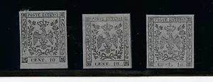 KMC4076-Italy-Modena #PR4 (I298) (3) Coat of Arms, 10c black, M,H,FVF,CV$210.00 - Picture 1 of 2