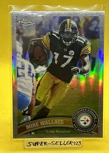 2011 TOPPS CHROME NFL - REFRACTOR - MIKE WALLACE / Pittsburgh Steelers WR #133 - Bild 1 von 4