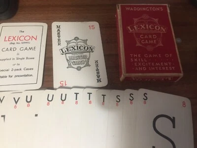 Lexicon Card game By Waddington’s C.1930 VGC - Image 1 of 4