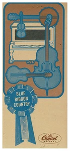 Capitol Records Blue Ribbon Country catalog brochure 8 pages 1960s - Picture 1 of 5