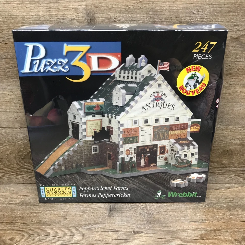 Puzz 3D Peppercricket Farms Charles Wysocki's Americana 247 Pieces New Sealed - Image 1 of 4