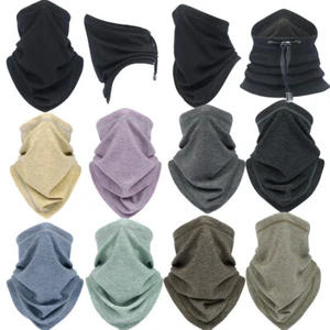 Fleece Winter Neck Warmer for Men Women Ski Neck Gaiter Cold Weather Face Mask - Picture 1 of 84