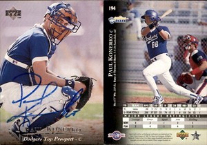 Paul Konerko Signed 1995 Upper Deck Minors #194 RC Card Auto AU