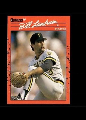 1990 Donruss - Bill Landrum #668 - Image 1 of 2