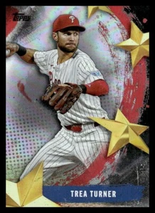 2025 Topps Series 2 Stars MLB SMLB-49 Trea Turner – Philadelphia Phillies® - Picture 1 of 2