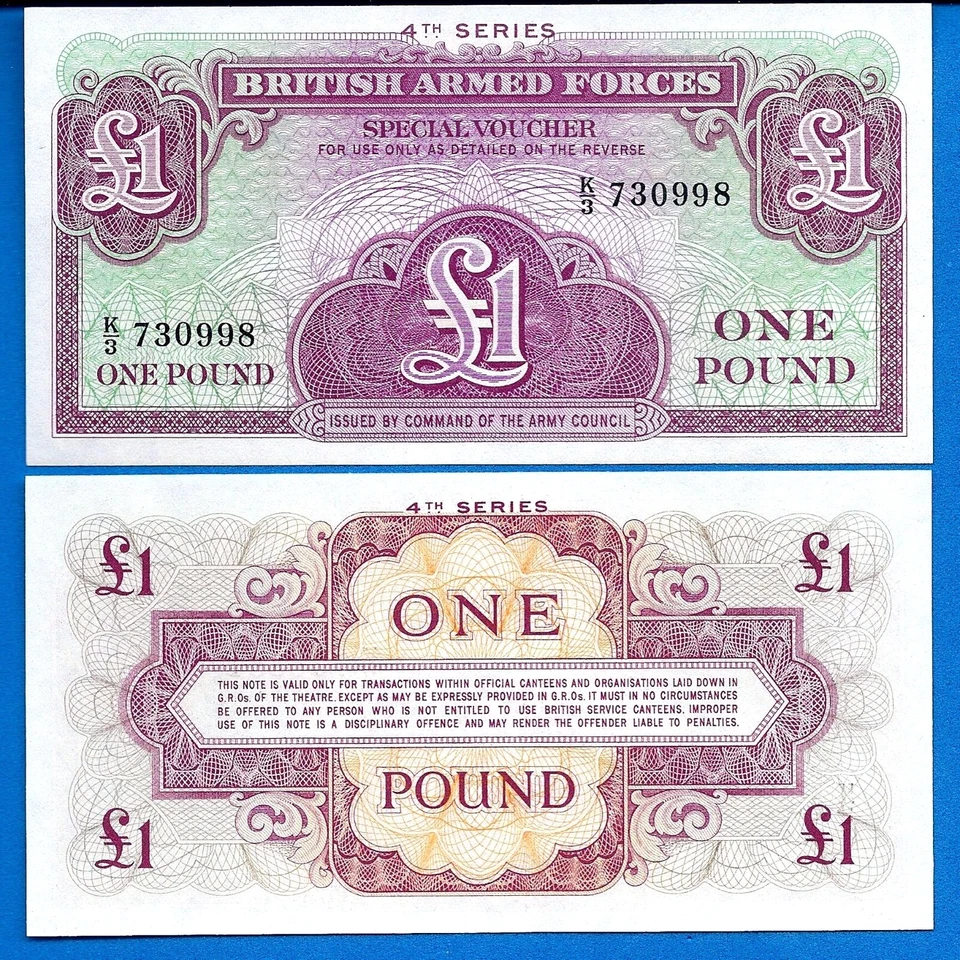 Great Britain P-36 One Pound Year ND 1962 Uncirculated Banknote - Image 1 of 1