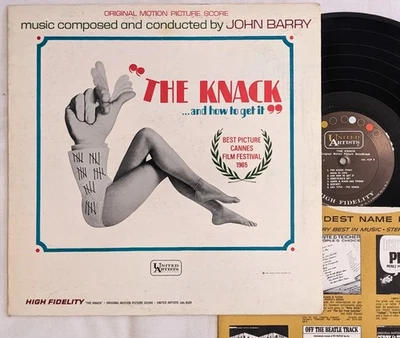 John Barry THE KNACK...AND HOW TO GET IT mono lp UAL 4129 mod organ grinders OST Foto 1 de 4