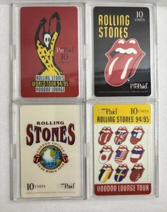 The Rolling Stones First Edition USA Phone Card (Set Of 4) Mint July 4th 1995 - Picture 1 of 6