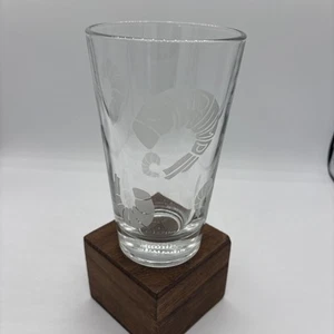 RED LOBSTER Libbey SHRIMP Etched Collectible 14 OZ Glass Cooler - Picture 1 of 5