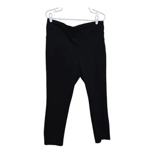 Chico’s Women’s 2.5 Perfect Stretch Ankle Pants Black Pull On - Picture 1 of 8