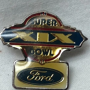 Oldtimer Super Bowl XIX Pin Werbung Ford 1985 - Bild 1 von 6