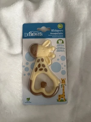 Dr. Brown's Ridgees Giraffe Massaging Teether Giraffe Baby 3+ Months - Image 1 of 4