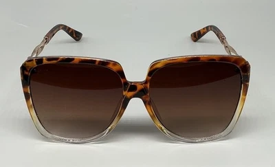 Gafas de sol Jessica Simpson J6200 doradas brazos torcidos llantas grandes desvanecidas gato 3   Foto 1 de 4