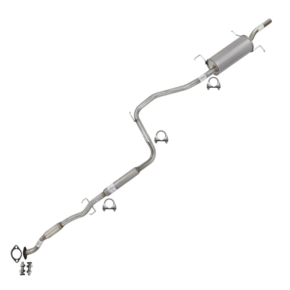 Stainless Steel Exhaust System Kit fits: 1998-2003 Ford Escort ZX2 2.0L - Image 1 of 4
