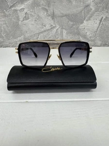 Sunglasses Cazal 6033/3 001 60 18 140 Black Gold Grey Gradient Lens 100%Authenti - Bild 1 von 9