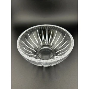 Miller Rogaska Crystal Bowl Starburst Cut Glass Serving  Fruit / Dip - Picture 1 of 5