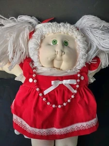 XAVIER ROBERTS Scultura morbida firmata a mano LITTLE PEOPLE - NOEL Natale bambina - Foto 1 di 16