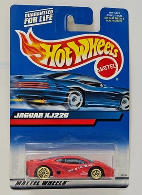 Hot Wheels - экзотический спортивный автомобиль Jaguar XJ220, HW коллекционный номер 160 - Изображение 1 из 4