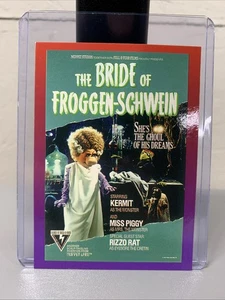 1993 Cardz Muppets #58 Sposa di maiale rana Frankenstein parodia - Foto 1 di 3