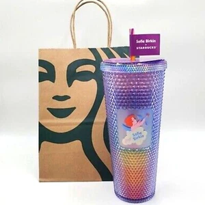 STARBUCKS Tumbler 24oz Venti Sofie Birkin Rainbow PRIDE Stud Summer 2024 Cupid - Picture 1 of 9