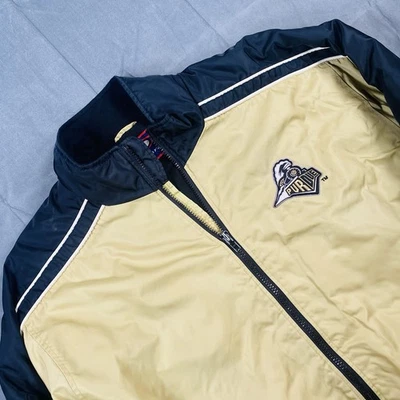 Vintage 90s Purdue Boilermakers Windbreaker Jacket Men's XL Full Zip Pro Player - Image 1 of 4