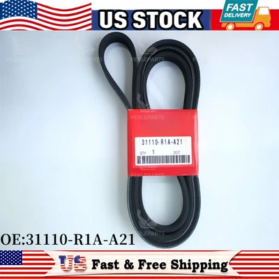 Serpentine OEM Cinturón-Rib Fit HONDA CIVIC 1.8L 2012-2015 OE: 31110-R1A-A21 Foto 1 de 4