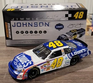 2006 Motorsports Authentics Jimmie Johnson #48 Lowes 60th Anniv 1:24 Diecast - Picture 1 of 10