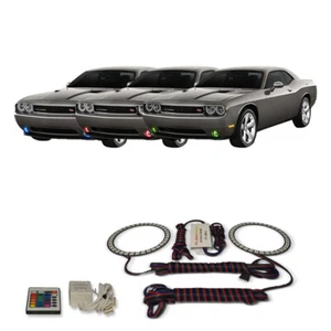 Kit de halo de luz antiniebla IR RGB multicolor para Dodge Challenger 08-13 - Imagen 1 de 11