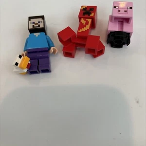 Lego Minecraft cuatro minifiguras - Imagen 1 de 3