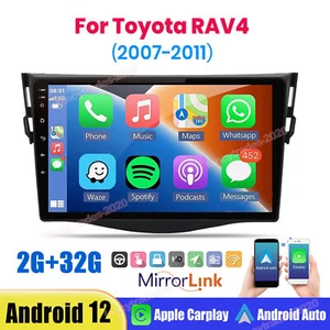 For Toyota RAV4 2007 2008 2009 2010 2011 Apple Carplay Car Stereo Radio GPS MP5 - Picture 1 of 10