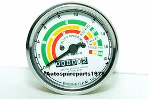 Fordson Major Drehzahlmesser 80mm im Uhrzeigersinn frühe Ausführung - Bild 1 von 4