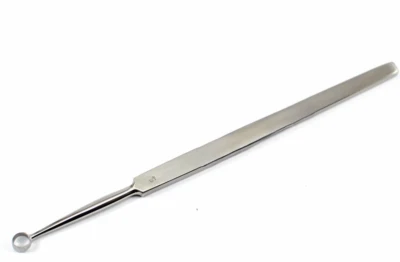 NATRA FOX LUPUS Lupuskürette 14 cm 5 mm Haut Kürette Fußpflege