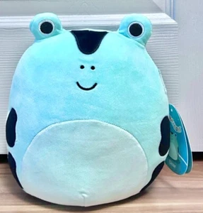 Squishmallows Poison Dart Frog Dear Mint Green lush Stuffed Animal Kelly Toy NWT - Picture 1 of 17