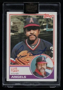 2022 Topps Archives Signature Series 1983 Topps #178 Autograph Luis Tiant 50/99 - Picture 1 of 1