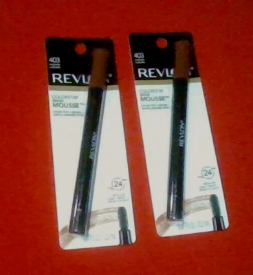 Revlon NEW SEALED  ColorStay Brow Mousse 403 Auburn - Lot of 2 for Eyebrows - Image 1 of 2